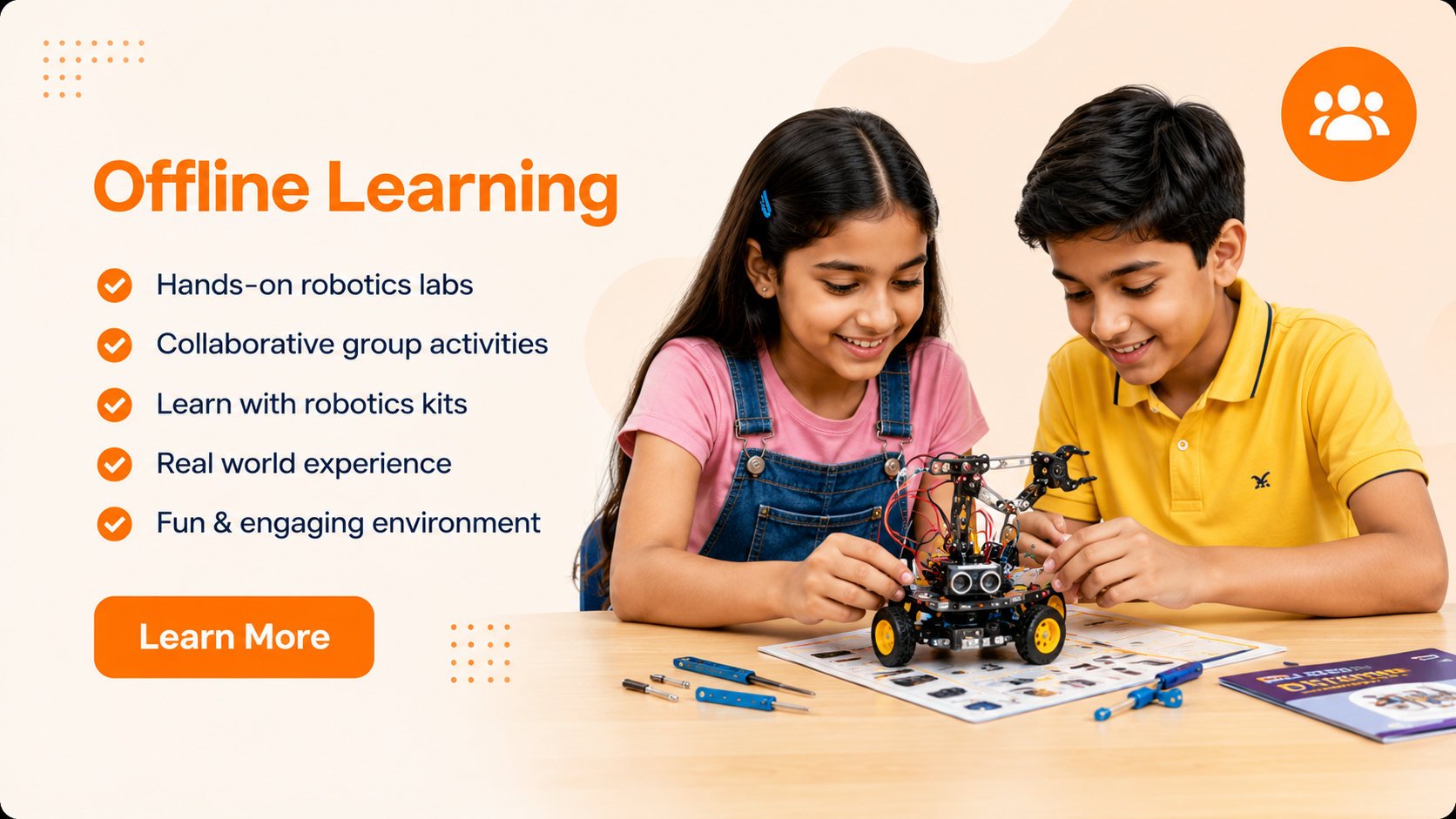 Offline Learning — Hands-on learning at our STEM lab